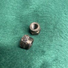 Triumph 350 Pre Unit 3T Crankshaft Flywheel Nut x2 NOS Original E1797