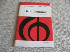Dixit Dominus Alessandro Scarlatti SC 1996 for SATB Solo, Chorus & Orchestra