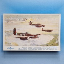 WW2 Aircraft Postcard C1940 RAF Westland Whirlwind Twin Engine Fighter Formation