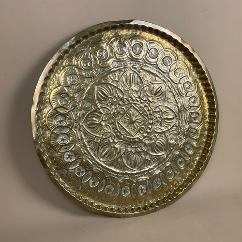 Antique metal indian patterned - indian,
