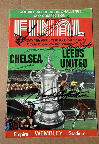 Multi signed 1970 cup leeds - multi,