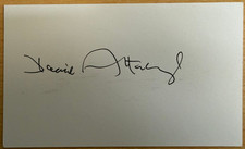 David attenborough autograph - david,