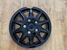 UNIVERSAL 16" Black Silver Wheel Trim Hubcap Deep Dish Hub Cap Cover  WJ-5004