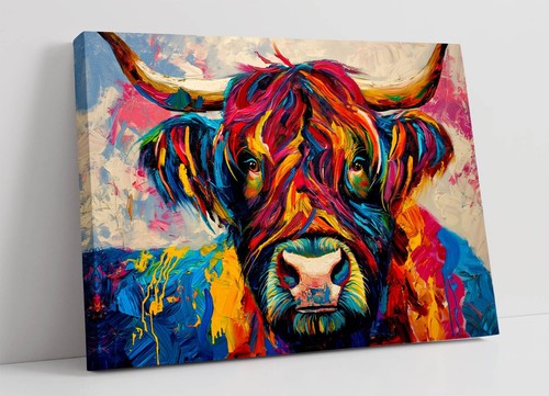 Cool multi colour highland - multi, cow