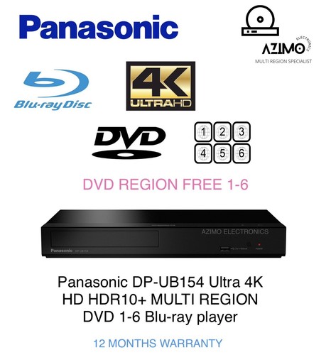 Panasonic ub154 ultra - 4k, hd