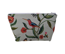Make Up Bag in Cath Kidston Summer Birds Green