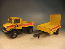 Vintage Matchbox SuperKings K-118 Unimog & Trailer - Highways - unboxed *read