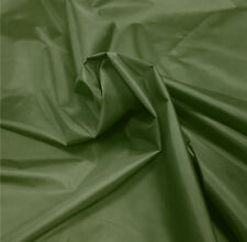 Dark Green Nylon Look Fabric