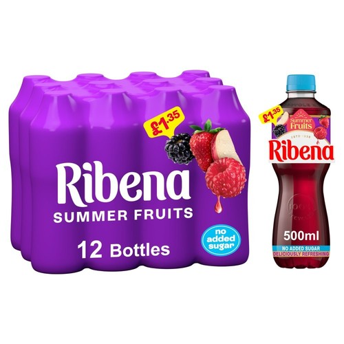 Ribena summer fruits soft - ribena,