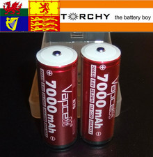 2x Vapcell K70 7Ah protected