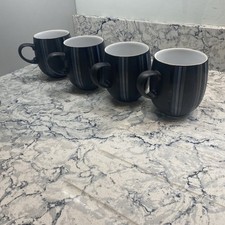 Denby Jet Stripes Barrel Mugs