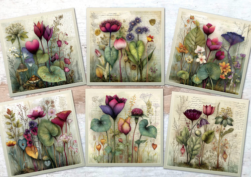 Vintage style botanical - vintage,