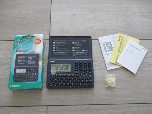 Vintage casio digital diary - vintage,