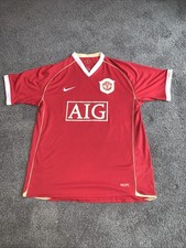 Manchester United Shirt 06/07  Large Nike Premier League Winners Ronaldo Rooney