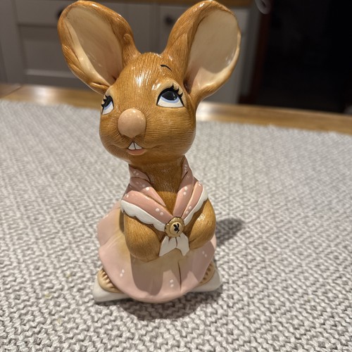 Pendelfin pink mother rabbit - pendelfin,