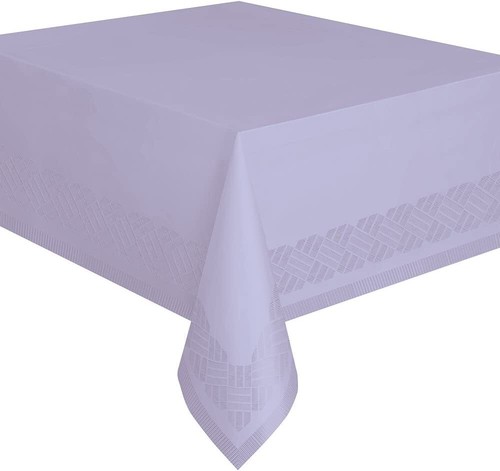 Plastic lined paper tablecloth - lined,