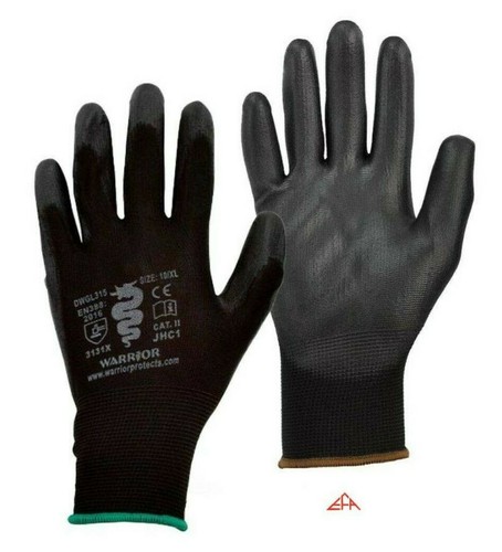Warrior black grip - black, palm