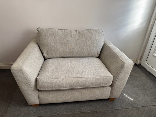 Light grey cuddle chair - cuddle,