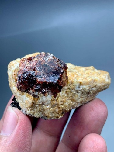 Natural red color zircon - red,