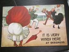 Postcard - It is very windy