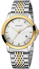 Gucci G-Timeless 38mm Case Silver, Quartz Mens Watch Gold (YA126409)