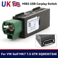 Car Install Media MDI USB AMI Socket Switch Button For VW Golf Tiguan 5Q0035726E