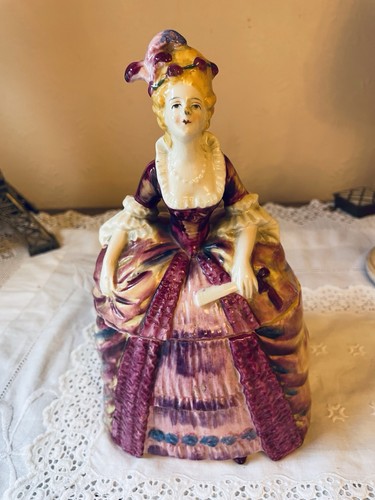 Vintage china crinoline lady - china,