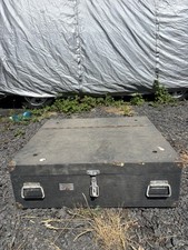 Wooden Box Crate Storage Antique military stackable  