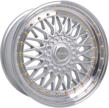 Alloy Wheels 17" Dare DR-RS Silver Polished Lip For Chrysler PT Cruiser 99-10