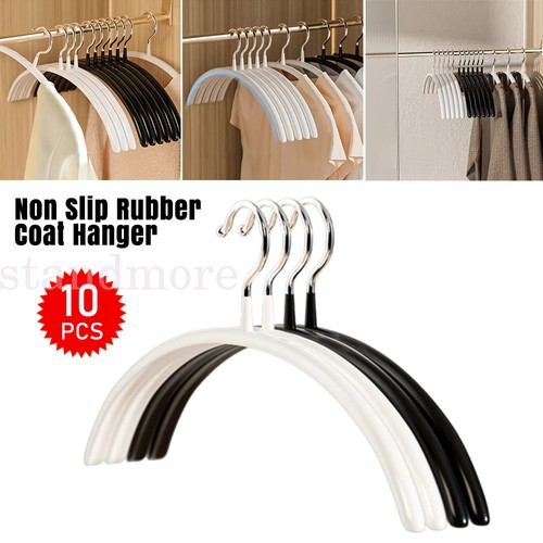 10pcs white black non slip - black,