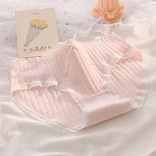 Women's Seamless Mid Waist Underwear Breathable Cotton for All Seasons