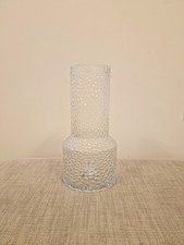Vase-NEXT Clear Glass Textured