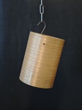 Spun Fibreglass Vintage Lamp Shade In Beige/Cream 25x15cm