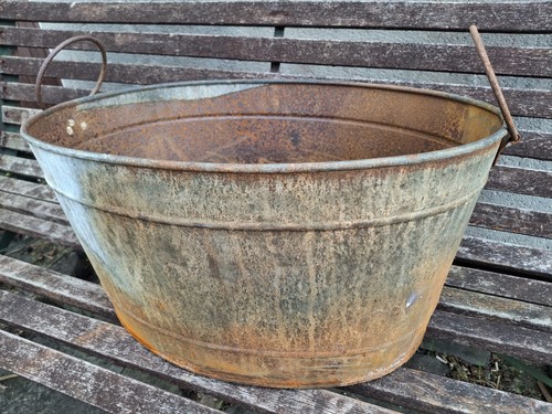 Vintage antique galvinised - vintage,
