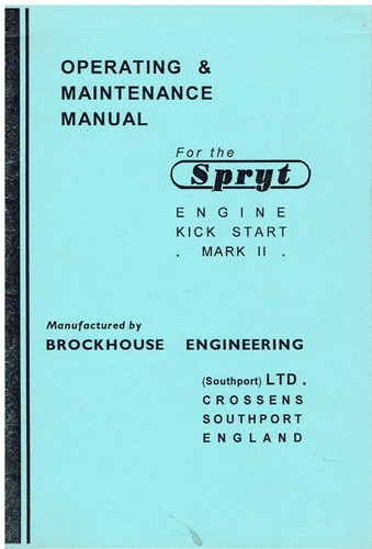 Brockhouse 98cc spryt - brockhouse,