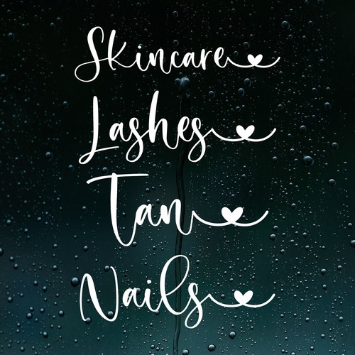 Dressing table vinyl decal - table,