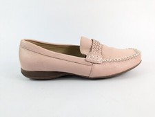 Gluv Your Feet Pink Leather Slip On Loafers Uk 5 Eu 38