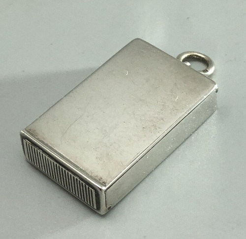 Victorian silver vesta - silver,