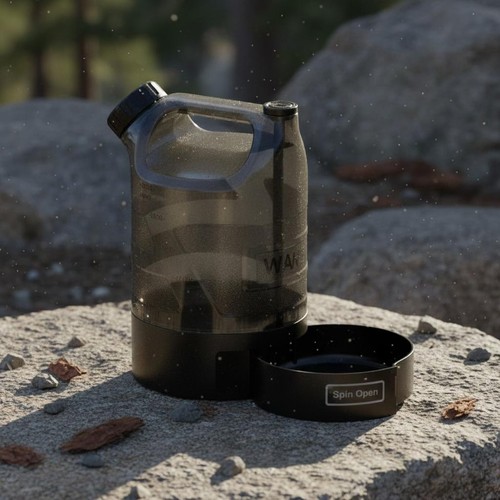Portable pet water container - portable,