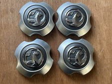 x4 Original Vauxhall Tigra B Corsa D 4 Stud Alloy Wheel Centre Caps Set