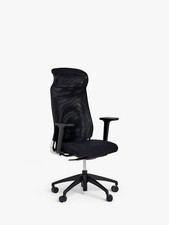 John Lewis Whalefin Office Chair, Black Rrp £349