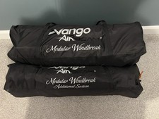 Vango Airbeam Modular 3 Panel Windbreak + 1  Additional Section + pump