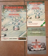 Graham Hill International Motor Racing Trophy Programme Silverstone 1976 F1