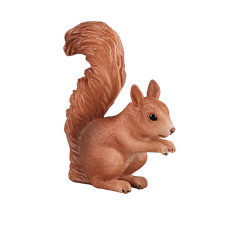 .Mojo RED SQUIRREL Wild zoo animals play model figure toys plastic forest