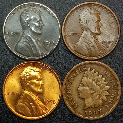 Coins indian head penny - indian,