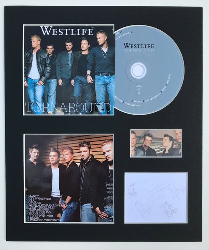 Westlife signed autographed - -,