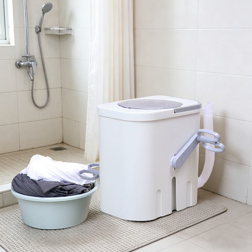 White portable hand cranked - white,