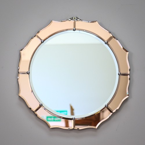 Art deco wall - wall, round