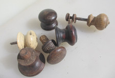 Antique Wooden Dresser Knobs