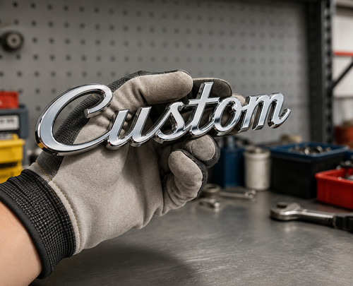 Customizable car badge - customizable,